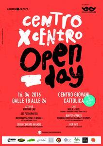Locandina Open Day Centro Giovani di Cattolica 16.04.16 