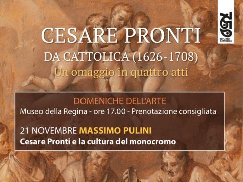 Massimo Pulini, Cesare Pronti, Museo della Regina, Domeniche dell'arte, arte barocca italiana