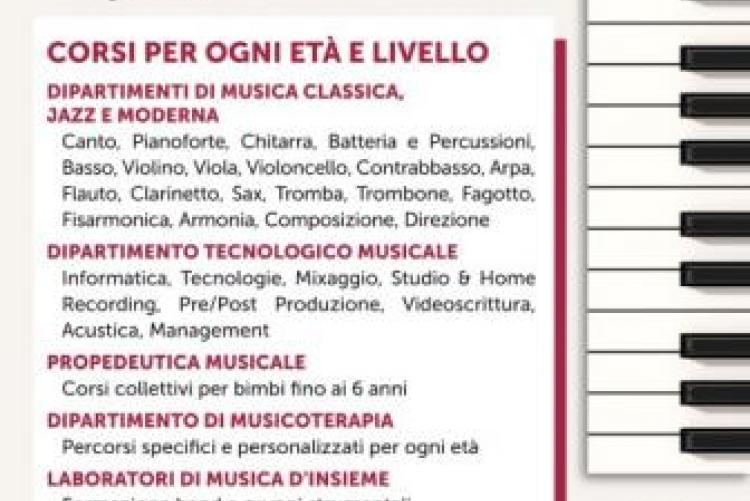 Manifesto Scuola di Musica L'Accademia A.A. 2022-23